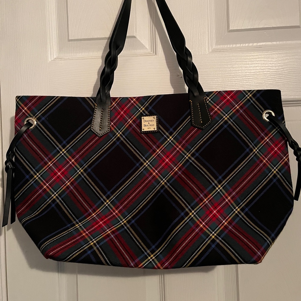 Dooney & Bourke Tartan Plaid Shoulder
Bag